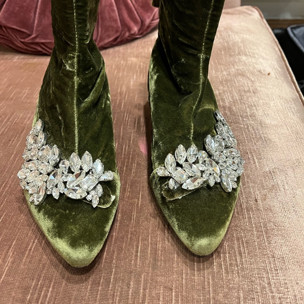 Green booties - Picture 12 of 16